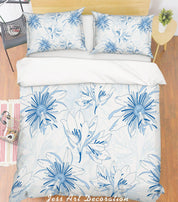 3D Colored Flowers Quilt Cover Set Bedding Set Pillowcases  10- Jess Art Decoration