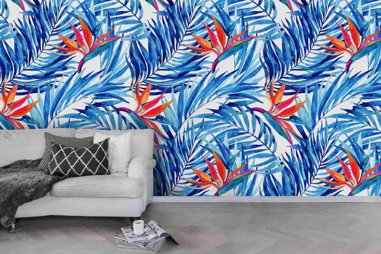 3D Floral Leaves Wall Mural Wallpaper 54- Jess Art Decoration