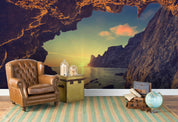 3D Sunshine Rock Wall Mural Wallpaper 22- Jess Art Decoration