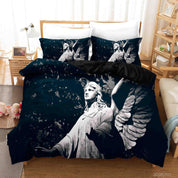 3D Cemetery Sculpture Quilt Cover Set Bedding Set Duvet Cover Pillowcases 215- Jess Art Decoration