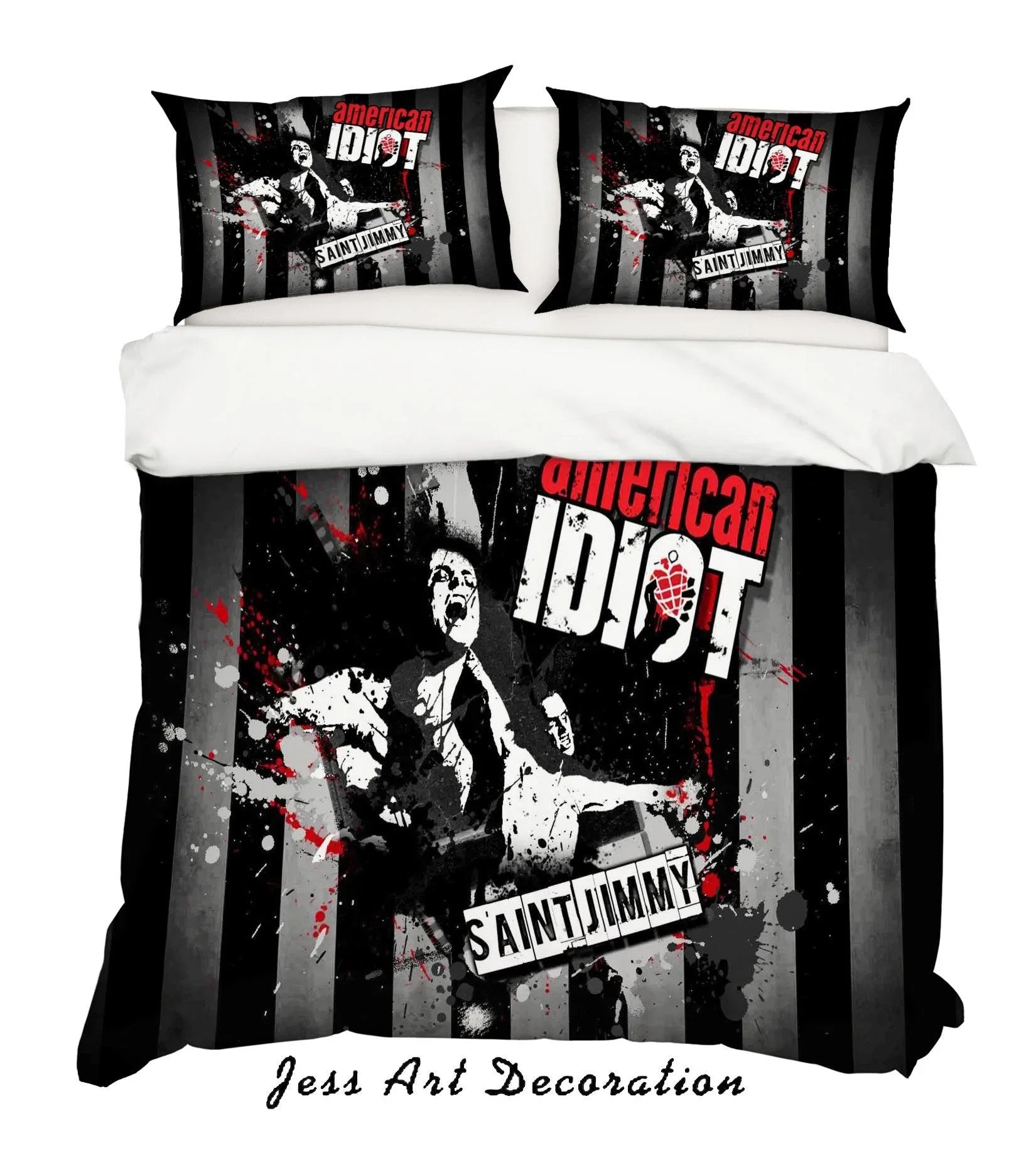 3D Rock Star Band Quilt Cover Set Bedding Set Pillowcases 34- Jess Art Decoration