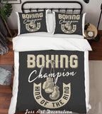 3D Boxing Champion Quilt Cover Set Bedding Set Duvet Cover Pillowcases LXL 16- Jess Art Decoration