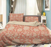 3D Vintage Floral Quilt Cover Set Bedding Set Duvet Cover Pillowcases WJ 1610- Jess Art Decoration