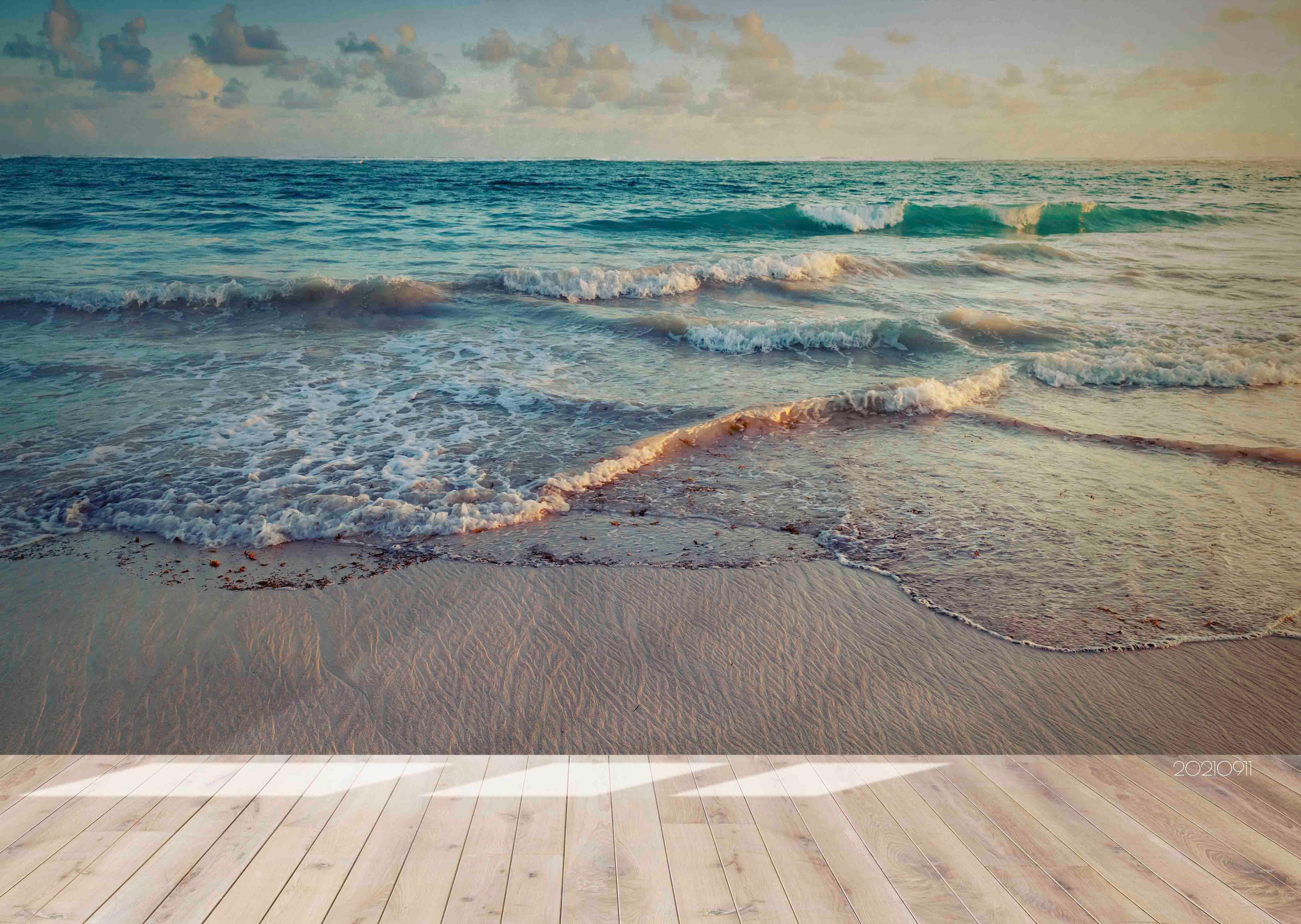 3D Sky Sea Beach Landscape Wall Mural Wallpaper LQH 770- Jess Art Decoration