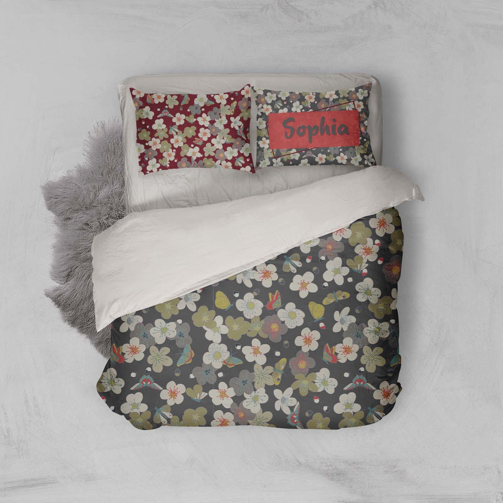 3D White Flowers Quilt Cover Set Bedding Set Pillowcases 70- Jess Art Decoration