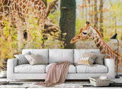 3D giraffe pattern wall mural wallpaper 45- Jess Art Decoration