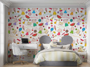 3D Cartoon Cute Children Life Wall Mural Wallpaper GD 205- Jess Art Decoration