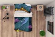 3D Cartoon Whale Girl Quilt Cover Set Bedding Set Pillowcases 24- Jess Art Decoration