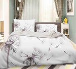 3D White Dandelion Quilt Cover Set Bedding Set Pillowcases 70- Jess Art Decoration