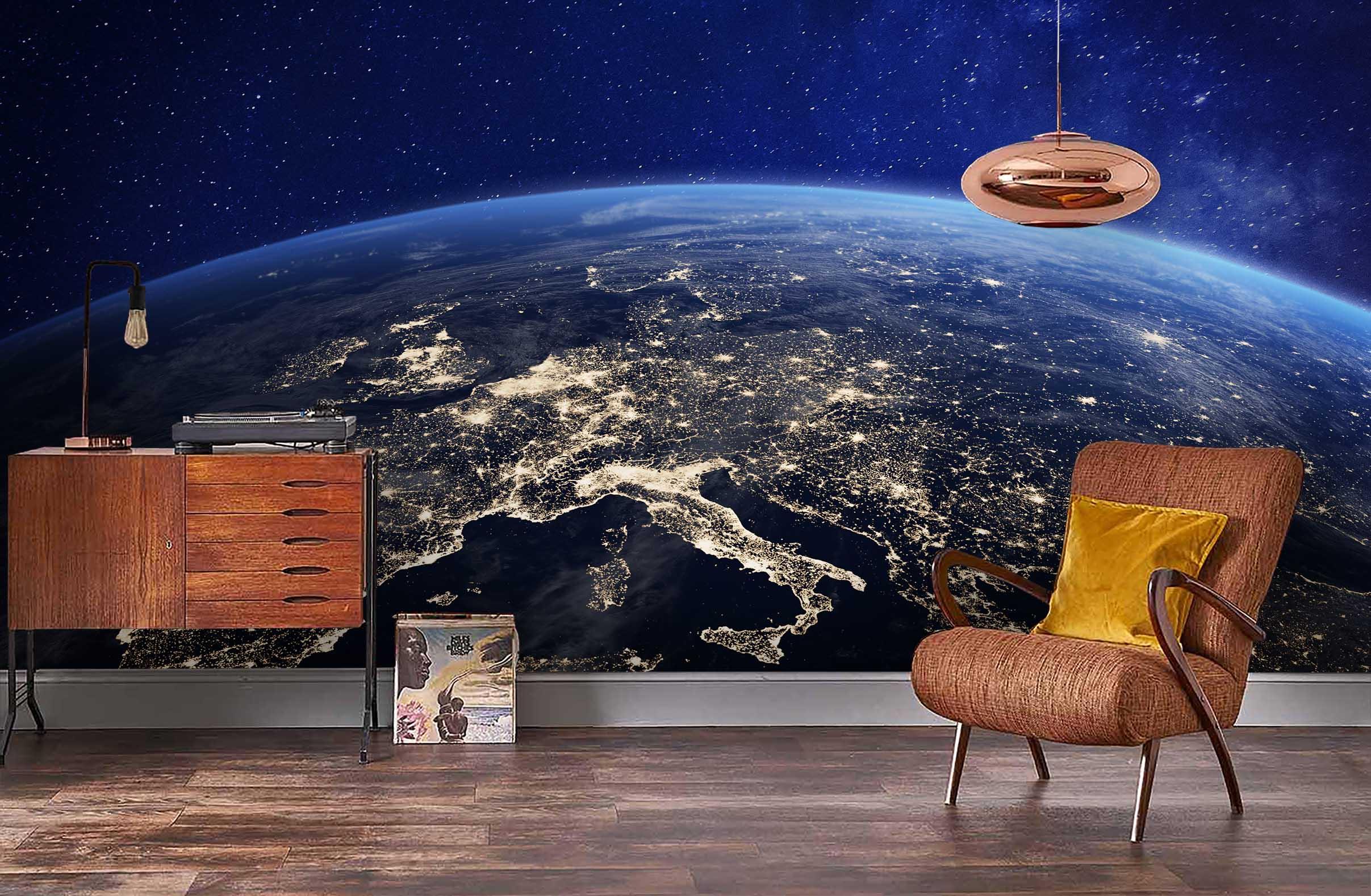 3D Blue Planet Earth Wall Mural Wallpaper 139- Jess Art Decoration