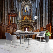 3D Notre Dame Cathedral Wall Mural Wallpaper LQH 154- Jess Art Decoration