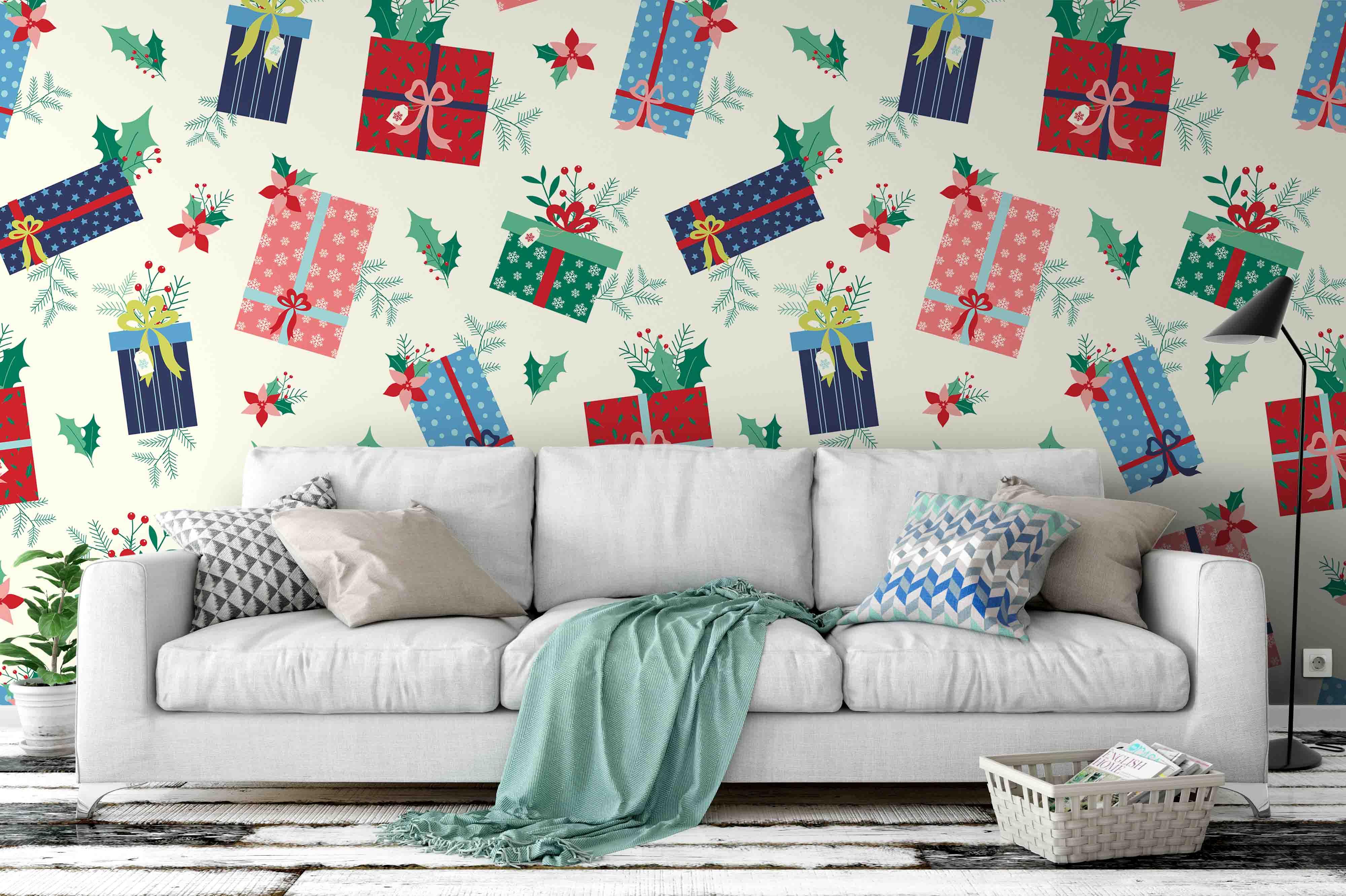 3D Christmas Gift Wall Mural Wallpaper 26- Jess Art Decoration