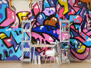 3D Abstract Graffiti Wall Mural Wallpaper  sww 72- Jess Art Decoration