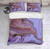 3D Abstract Marble Texture Quilt Cover Set Bedding Set Duvet Cover Pillowcases 274- Jess Art Decoration