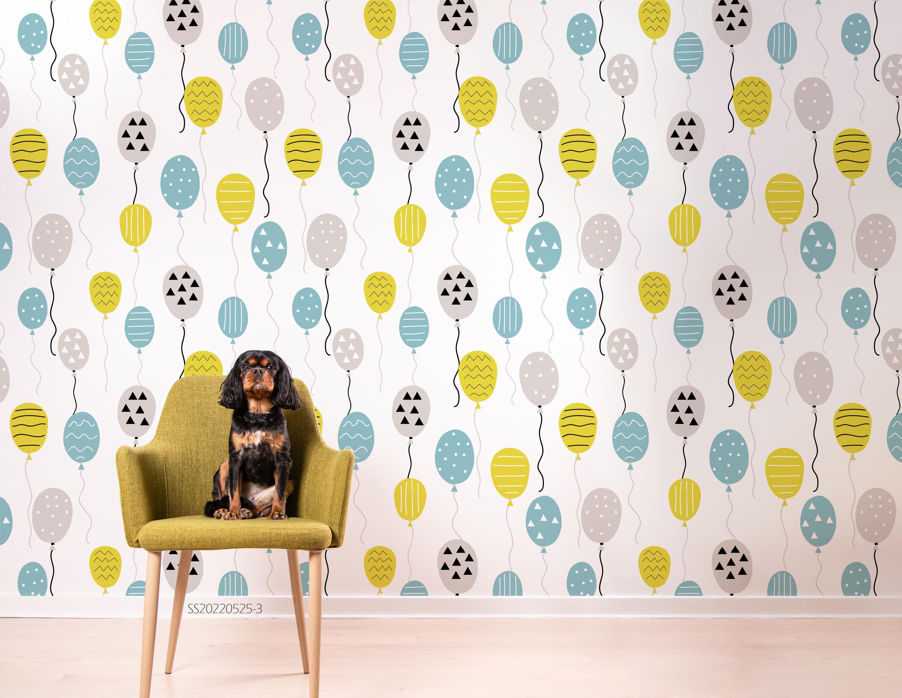 3D Colorful Balloons White Background Wall Mural Wallpaper GD 363- Jess Art Decoration