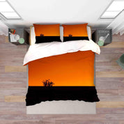 3D Sunset Sky Grass Landscape Quilt Cover Set Bedding Set Duvet Cover Pillowcases 318- Jess Art Decoration