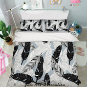 3D White Beach Sea Quilt Cover Set Bedding Set Pillowcases 03- Jess Art Decoration
