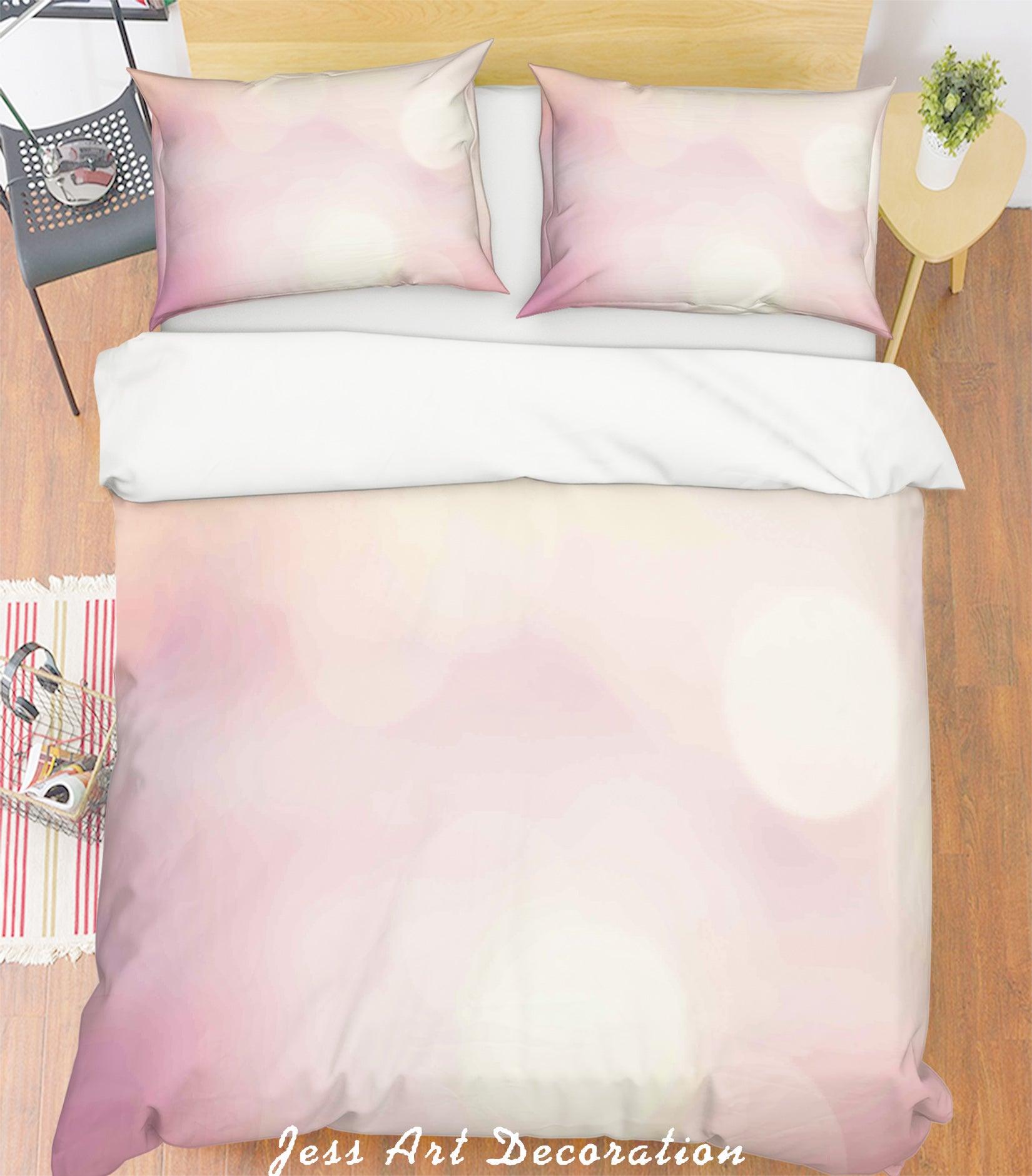 3D Pink Dreamy Quilt Cover Set Bedding Set Pillowcases 04- Jess Art Decoration