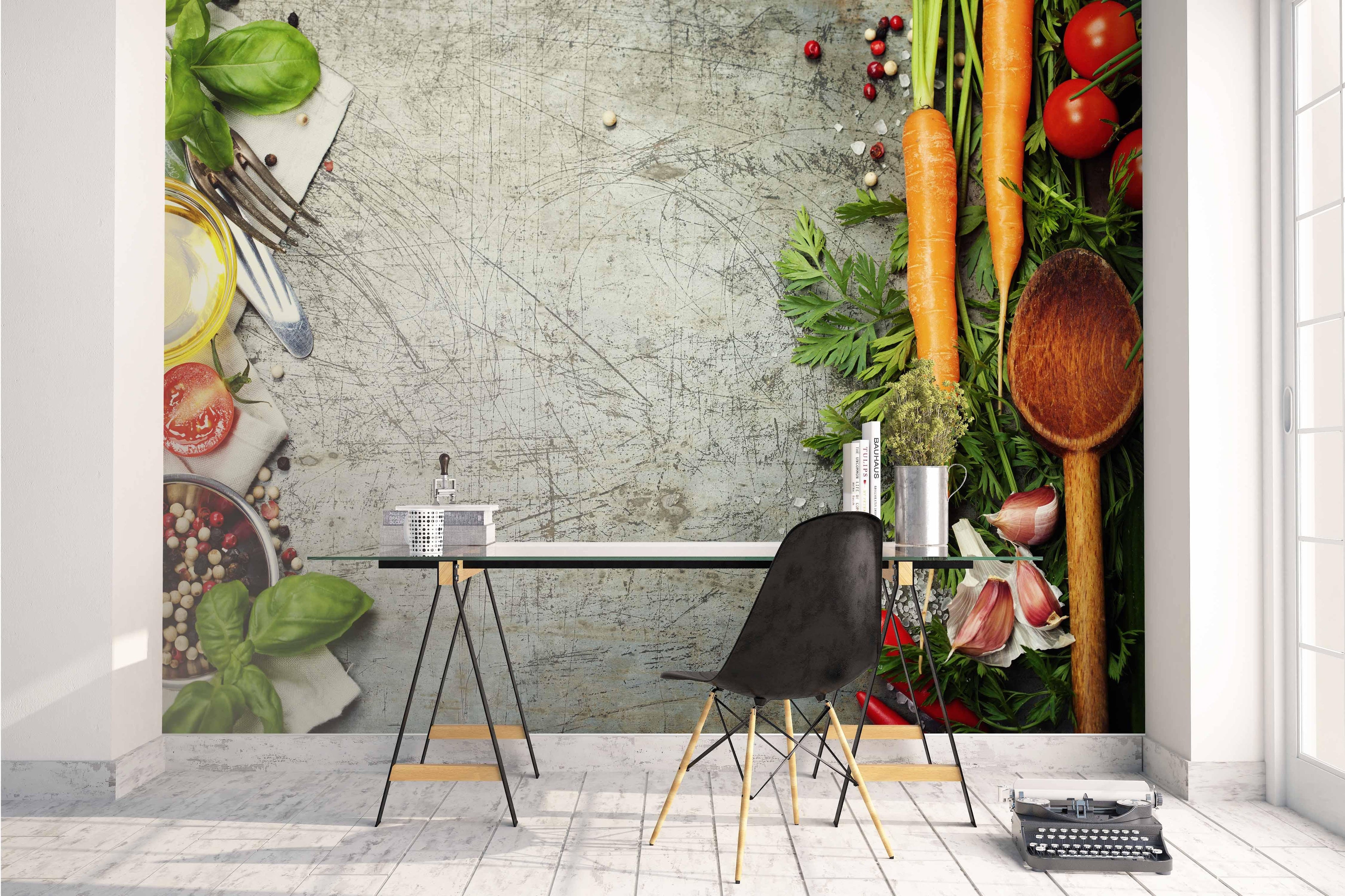 3D Vegetable Pattern Wall Mural Wallpaper 11- Jess Art Decoration
