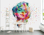 3D Colorful Oil Painting Beauty Wall Murals 209- Jess Art Decoration