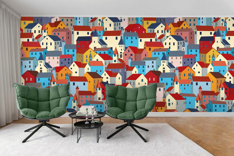 3D House Building Wall Mural Wallpaper 40- Jess Art Decoration