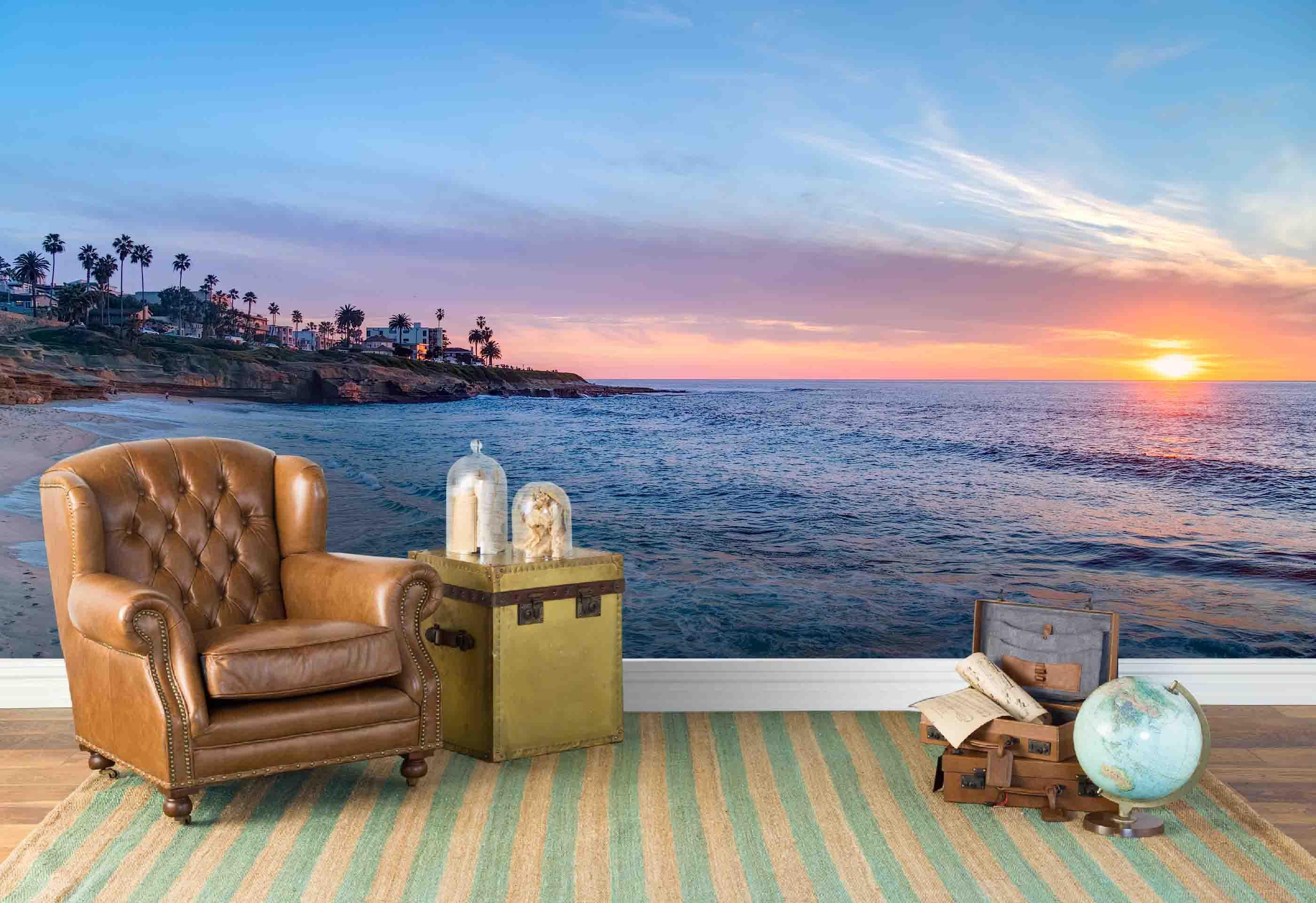 3D Sunrise Sea Wall Mural Wallpaper 38- Jess Art Decoration