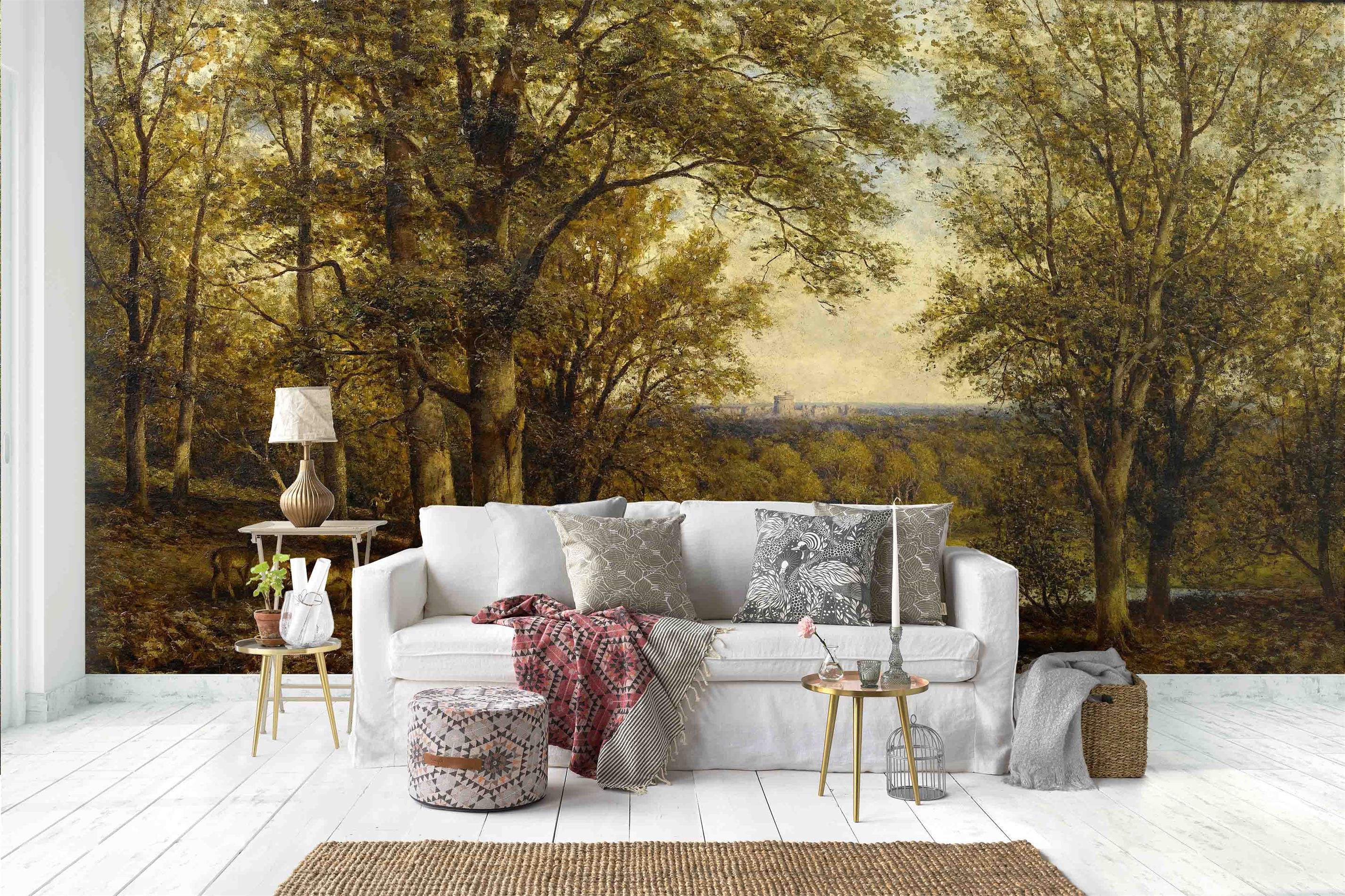 3D Big Tree Oil Painting Wall Mural Wallpaper 40- Jess Art Decoration