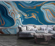 3D Abstract Colored Marble Texture Wall Mural Wallpaper LQH 167- Jess Art Decoration