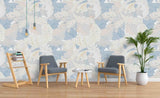3D Gray Leaf Pattern Wall Mural Wallpaper A139 LQH- Jess Art Decoration