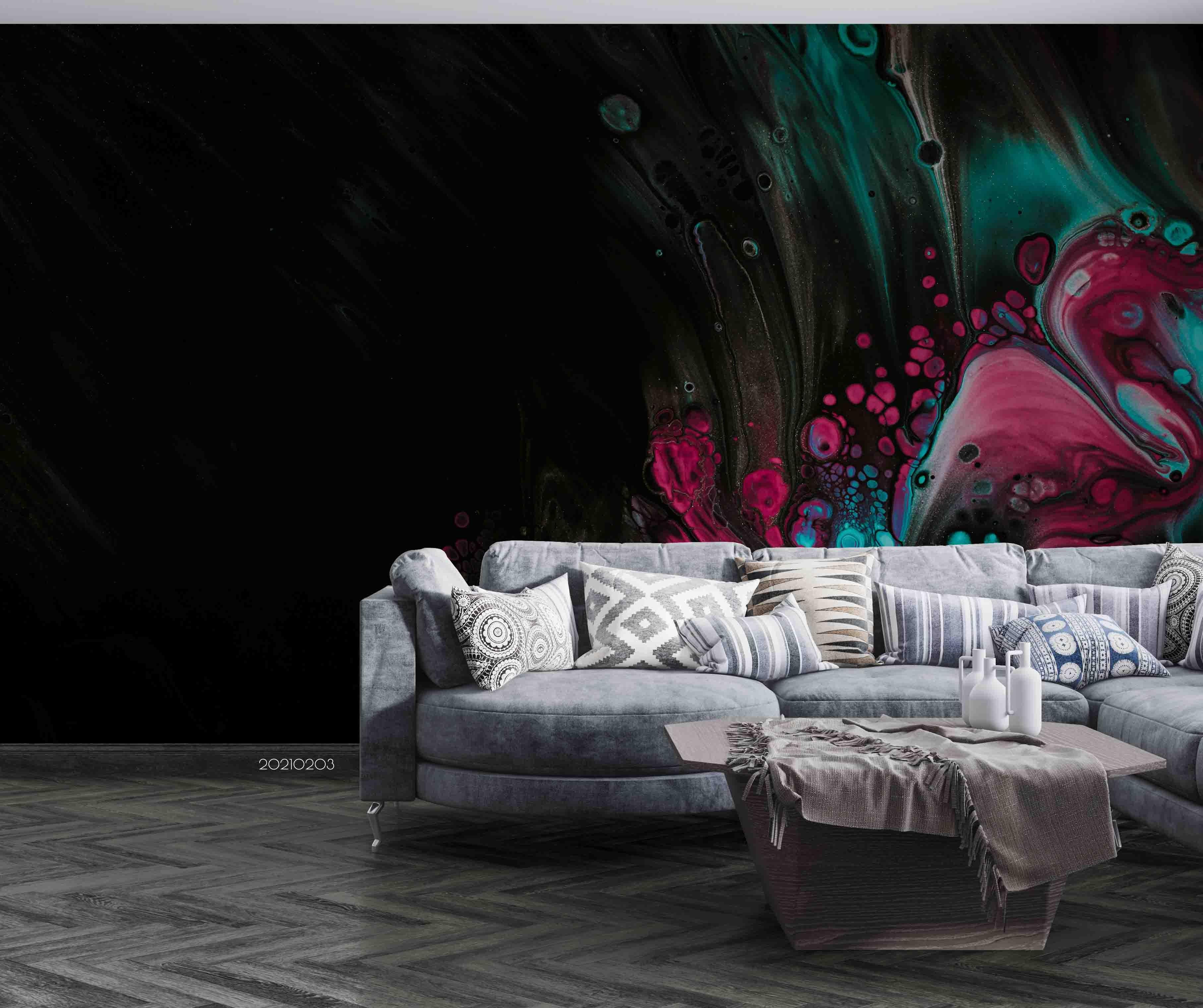3D Abstract Marble Texture Wall Mural Wallpaper LQH 266- Jess Art Decoration