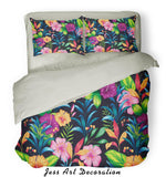 3D Color Flowers Quilt Cover Set Bedding Set Pillowcases  42- Jess Art Decoration