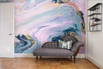 3D Abstract Pink Gilding Marbling Wall Mural Wallpaper 31- Jess Art Decoration