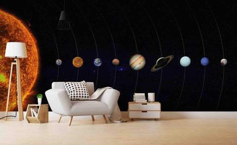 3D Space Solar System Wall Mural Wallpaper 94- Jess Art Decoration