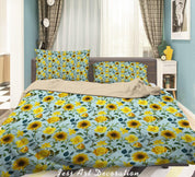 3D Vintage Floral Quilt Cover Set Bedding Set Duvet Cover Pillowcases WJ 1618- Jess Art Decoration