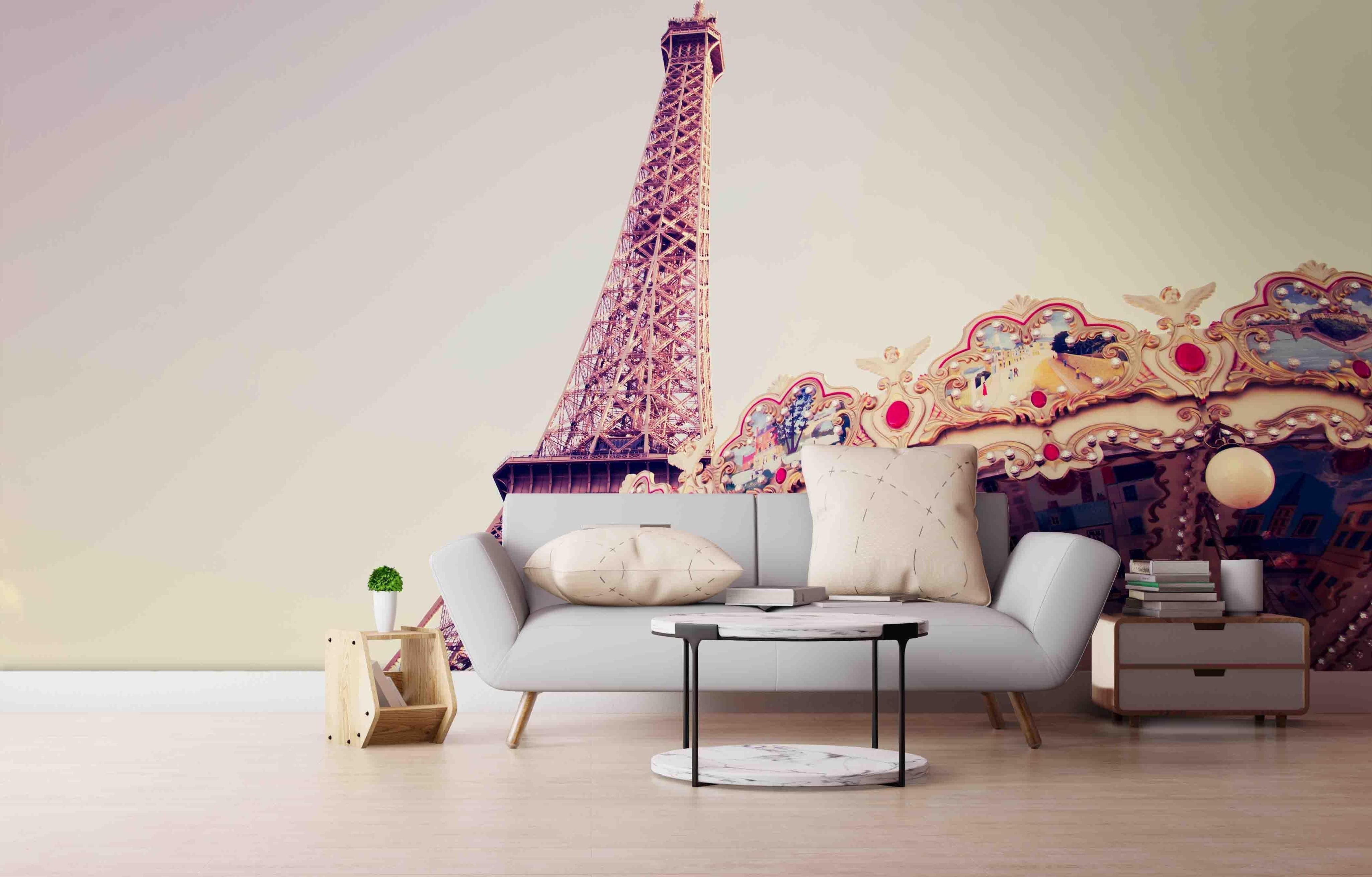 3D Eiffel Tower Paris Wall Mural Wallpaper 126- Jess Art Decoration