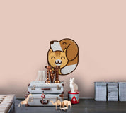 3D Cartoon Cat Dog Friends Wall Mural Wallpaper 09- Jess Art Decoration