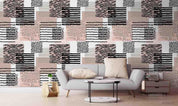 3D Abstract Geometry Leopard Print Wall Mural Wallpaper A203 LQH- Jess Art Decoration