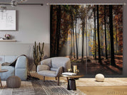 3D Forest Sunshine Nature Landscape Curtains and Drapes LQH 193- Jess Art Decoration