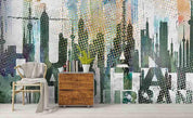 3D Hand Drawn City Building Wall Mural Wallpaper LQH 109- Jess Art Decoration