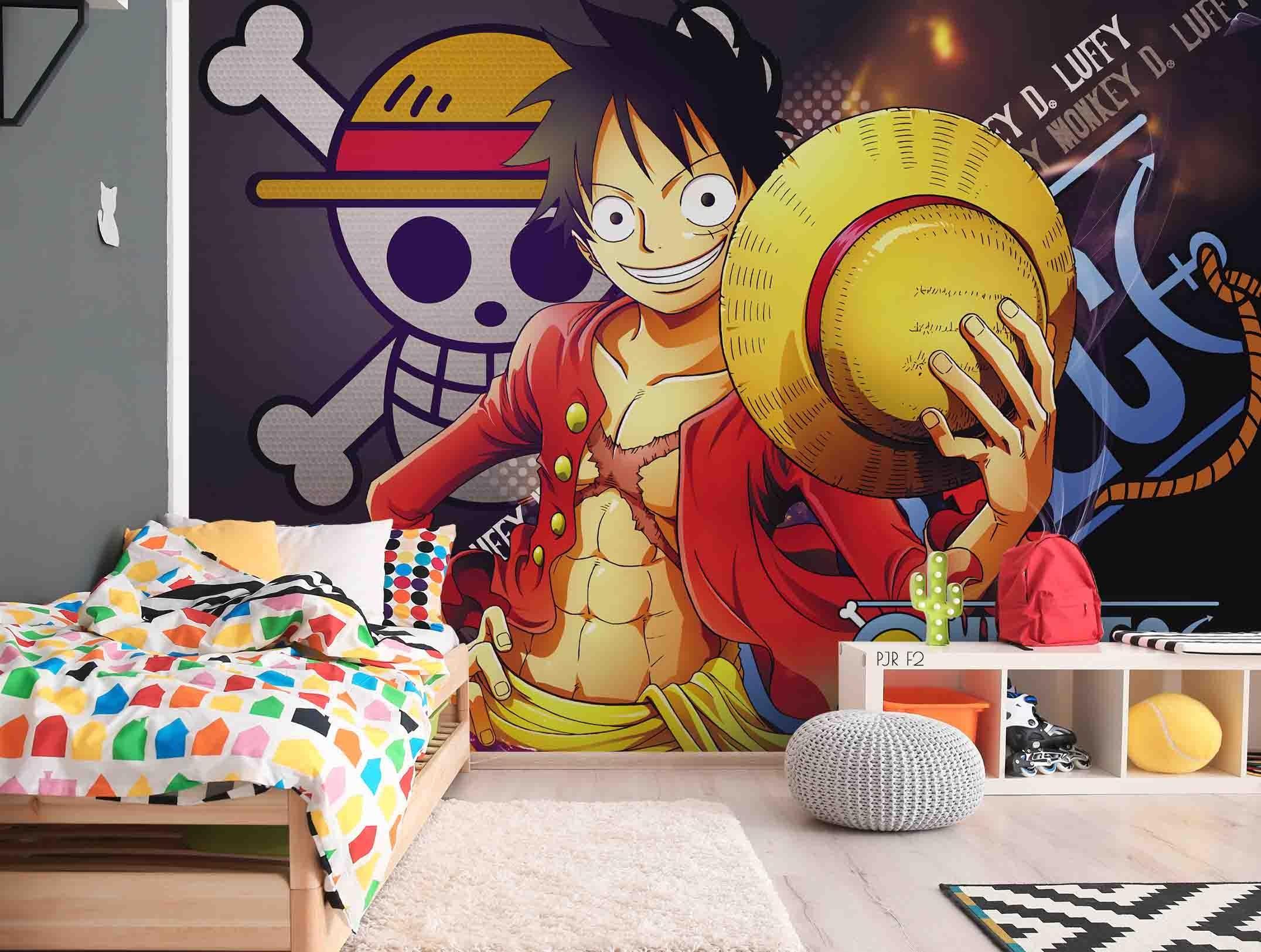 3D Pirate Anime Boy pirate anime adventure mural wall mural wallpaper for kids room