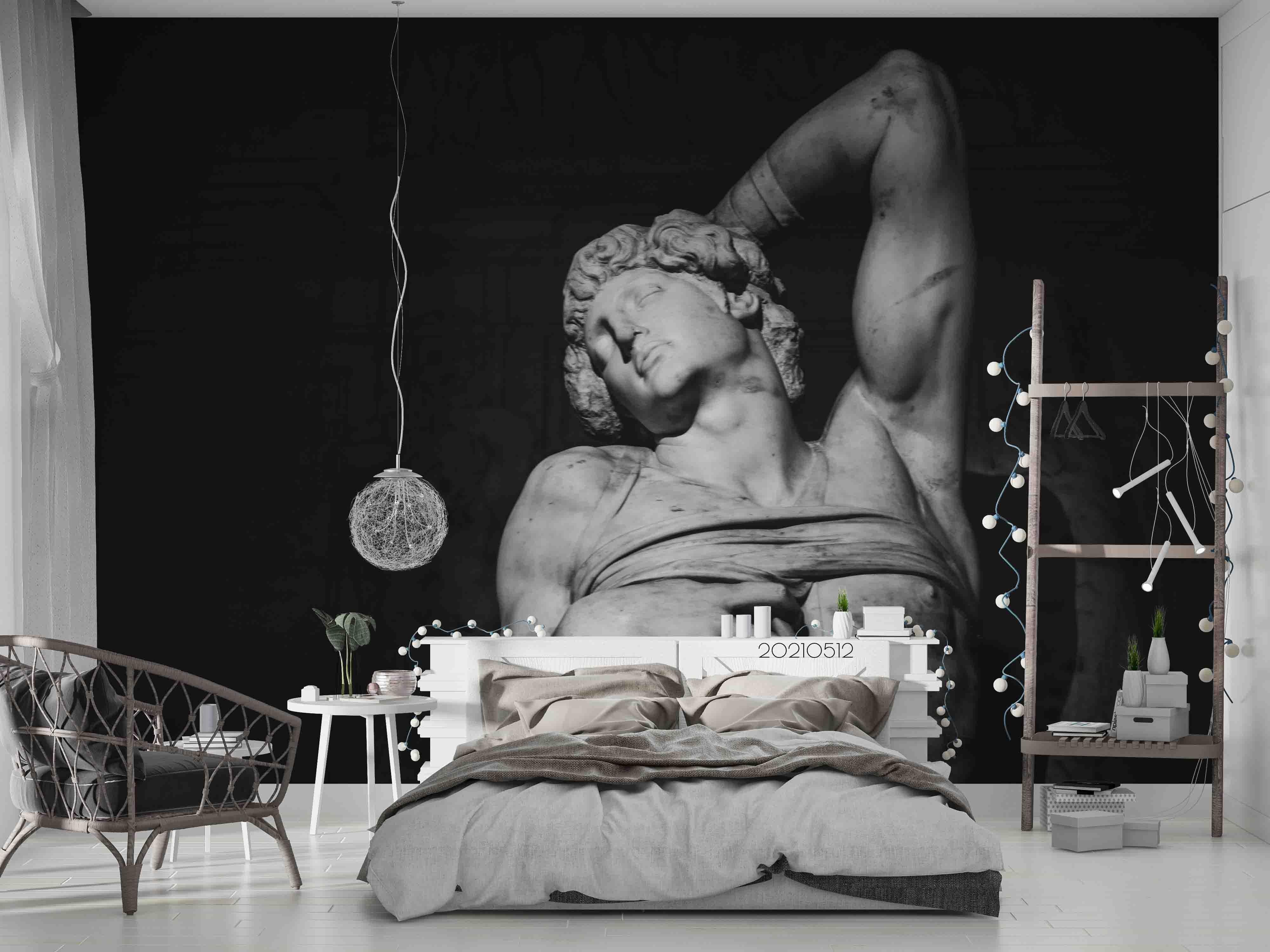 3D Art Sculpture Wall Mural Wallpaper LQH 190- Jess Art Decoration