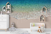3D Sea Wave Beach Wall Mural Wallpaper WJ 6804- Jess Art Decoration