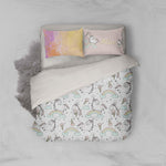 3D Rainbow Unicorn Quilt Cover Set Bedding Set Pillowcases 44- Jess Art Decoration