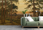 3D Sunset Sky Forest Landscape Wall Mural Wallpaper LQH 656- Jess Art Decoration