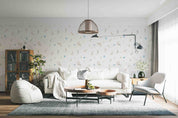 3D Watercolor Magnolia Hydrangea Wall Mural Wallpaper GD 1675- Jess Art Decoration