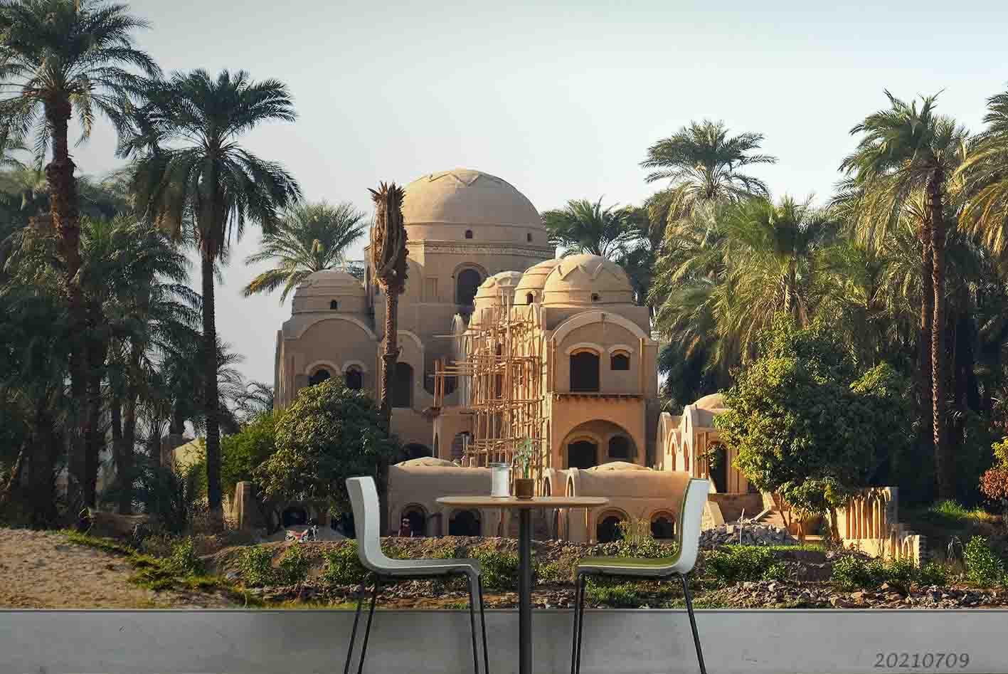 3D Egypt Temple Nature Scenery Wall Mural Wallpaper SWW4020- Jess Art Decoration