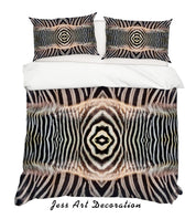 3D Zebra Fur Quilt Cover Set Bedding Set Pillowcases SF28- Jess Art Decoration
