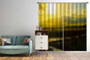 3D Landscape Nature Horizon Cloud Sky Sun Curtains and Drapes GD 4126- Jess Art Decoration