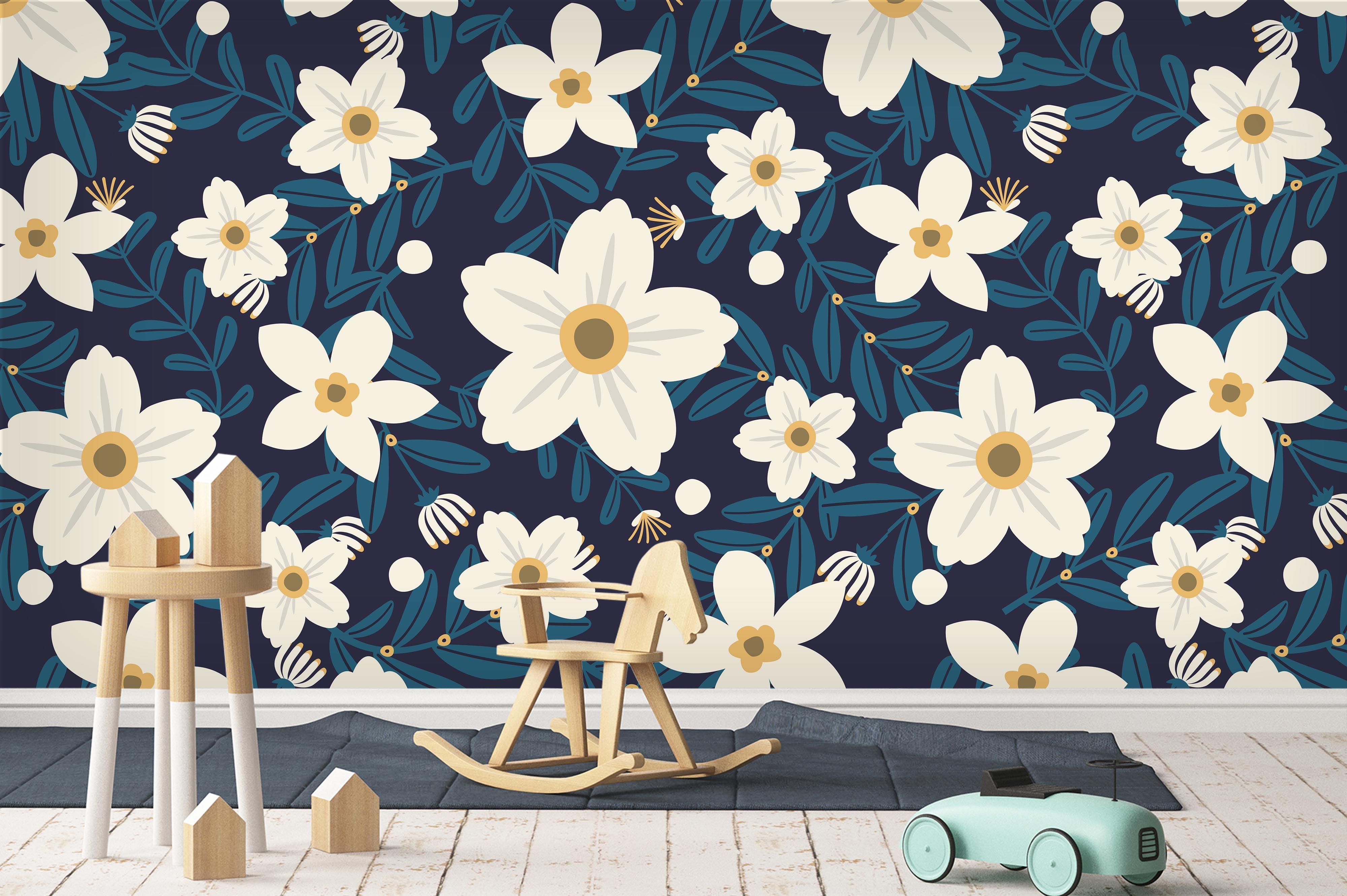 3D Floral Wall Mural Wallpaper 02- Jess Art Decoration