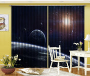 3D Space Planet Curtains and Drapes LQH 127- Jess Art Decoration